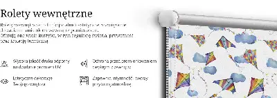 Rolo zavjesa za prozor Šareni zmajevi