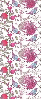 Rolo zavjesa za prozor Šarene ptice među cvijećem