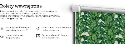 Rolo zavjesa za prozor Zeleno lišće