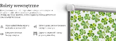 Unutarnja prozorska rolo zavjesa Sretna djetelina