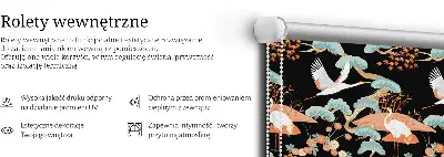 Platnena rolo zavjesa Leteća čaplja