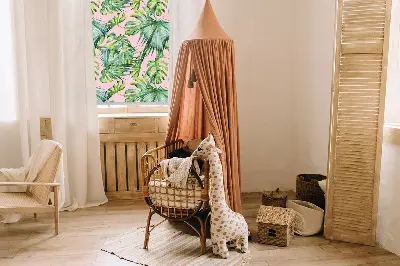 Platnena rolo zavjesa Tropske sorte lišća