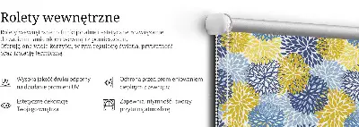 Unutarnja rolo zavjesa za prozor Oslikane biljke