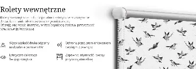 Unutarnja rolo zavjesa Ptice