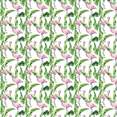 Rolo zavjesa za balkonska vrata Flamingosi po lišću