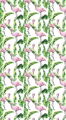 Rolo zavjesa za balkonska vrata Flamingosi po lišću
