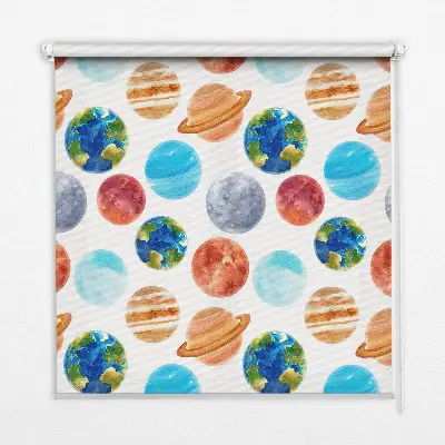 Rolo zavjesa za prozor Planeti