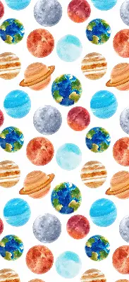 Rolo zavjesa za prozor Planeti