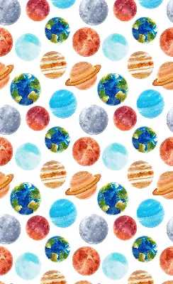 Rolo zavjesa za prozor Planeti