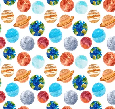 Rolo zavjesa za prozor Planeti