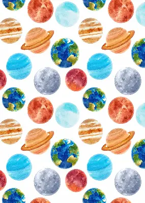 Rolo zavjesa za prozor Planeti