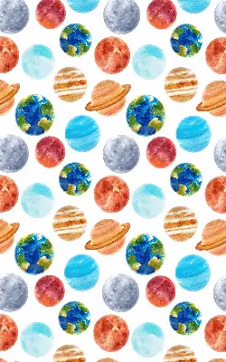 Rolo zavjesa za prozor Planeti