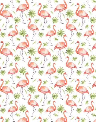 Platnena rolo zavjesa Flamingo i lišće