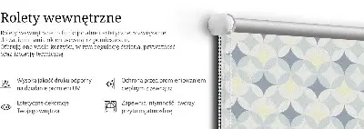 Rolo zavjesa za balkonska vrata Šarene zvijezde
