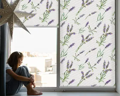 Platnena rolo zavjesa Lavanda