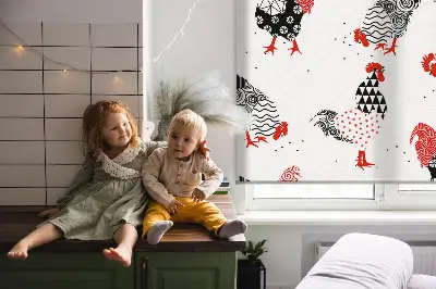Unutarnja rolo zavjesa Pijetlovi