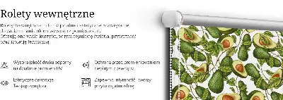 Unutarnja prozorska rolo zavjesa Avokado