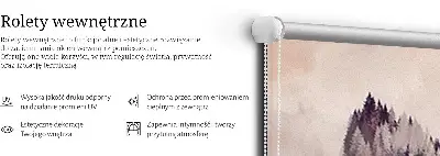Rolo zavjesa za balkonska vrata Oslikane planine
