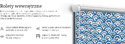 Unutarnja rolo zavjesa za prozor Šarene ljuske