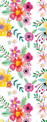 Platnena rolo zavjesa Oslikano cvijeće