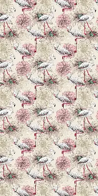 Rolo zavjesa za prozor Bijeli flamingosi