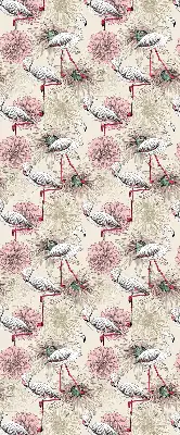 Rolo zavjesa za prozor Bijeli flamingosi