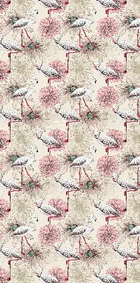 Rolo zavjesa za prozor Bijeli flamingosi