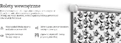 Unutarnja rolo zavjesa Crni gavrani