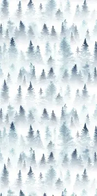 Rolo zavjesa za balkonska vrata Šuma u magli