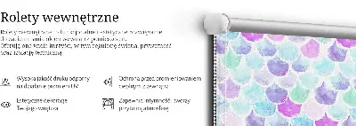 Rolo zavjesa za prozor Šarene ljuske