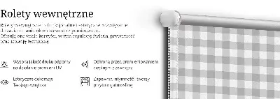 Platnena rolo zavjesa Sivi karti