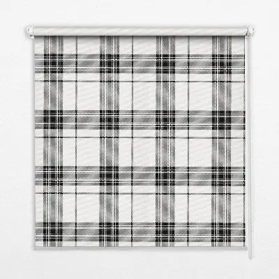 Unutarnja rolo zavjesa Sivi tartan