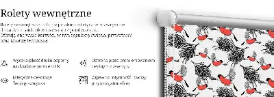 Rolo zavjesa za prozor Ptice zebice