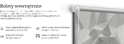 Unutarnja prozorska rolo zavjesa 3D papirnati zid