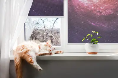 Platnena rolo zavjesa Galaksija