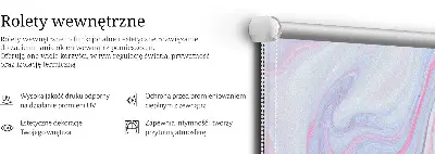 Unutarnja rolo zavjesa Šarene mrlje od boje
