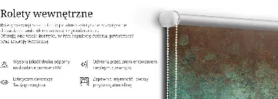 Platnena rolo zavjesa Zeleni lim
