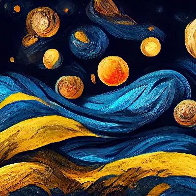 Platnena rolo zavjesa Planeti