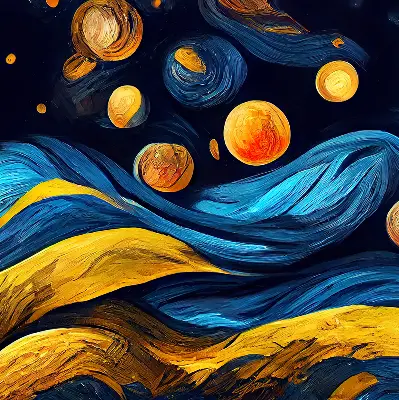 Platnena rolo zavjesa Planeti