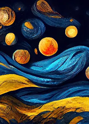 Platnena rolo zavjesa Planeti