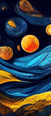 Platnena rolo zavjesa Planeti