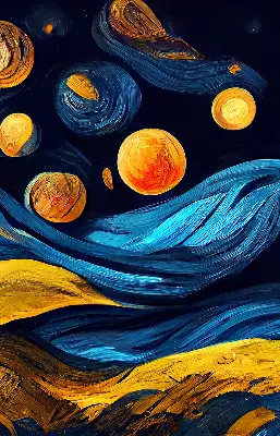 Platnena rolo zavjesa Planeti