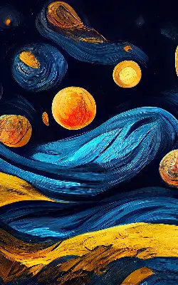 Platnena rolo zavjesa Planeti