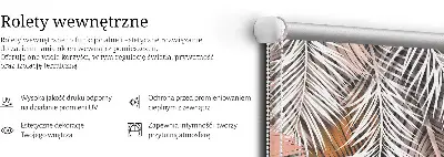 Platnena rolo zavjesa Lišće