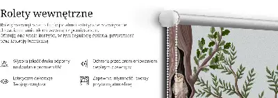Unutarnja rolo zavjesa Šumske životinje