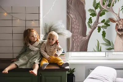 Unutarnja rolo zavjesa Šumske životinje