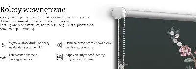Unutarnja prozorska rolo zavjesa Ptice kraj drveta