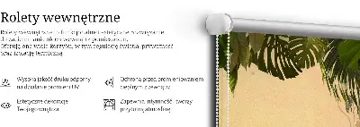 Unutarnja rolo zavjesa Okvir za biljke
