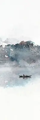 Rolo zavjesa za prozor Oslikane planine