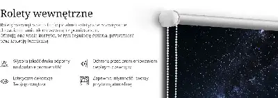 Rolo zavjesa za prozor Zvjezdano nebo